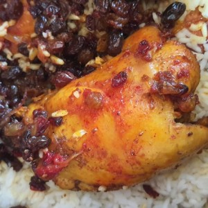 عدس پلو با گوشت