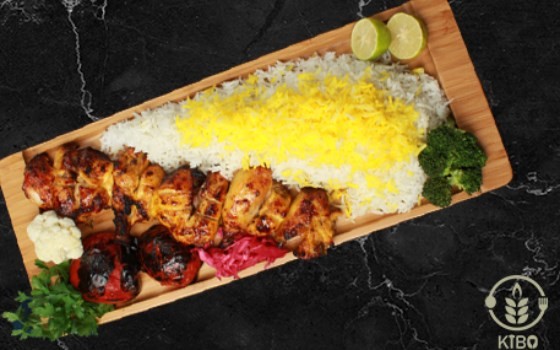 چلو جوجه بدون استخوان (ران)