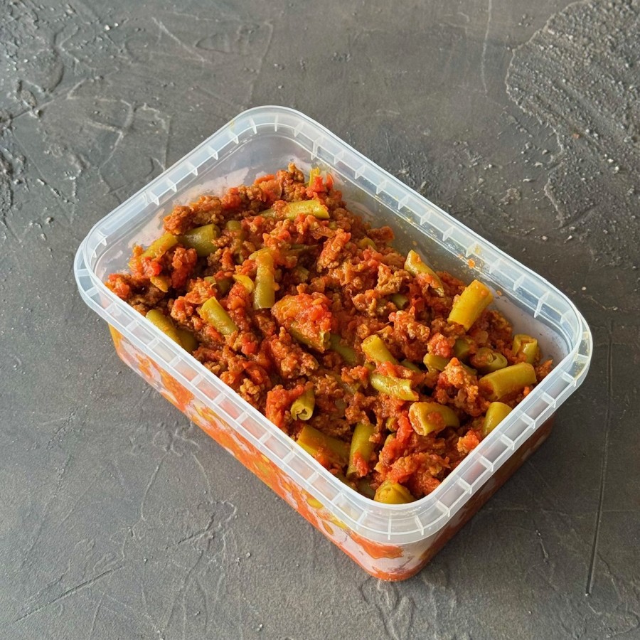 مایه لوبیا پلو با گوشت چرخکرده