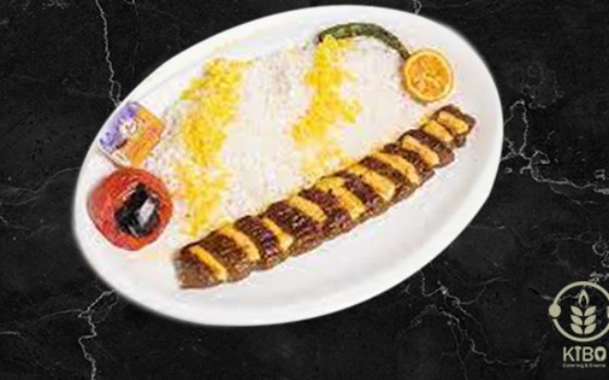 چلو کباب لقمه نگین دار