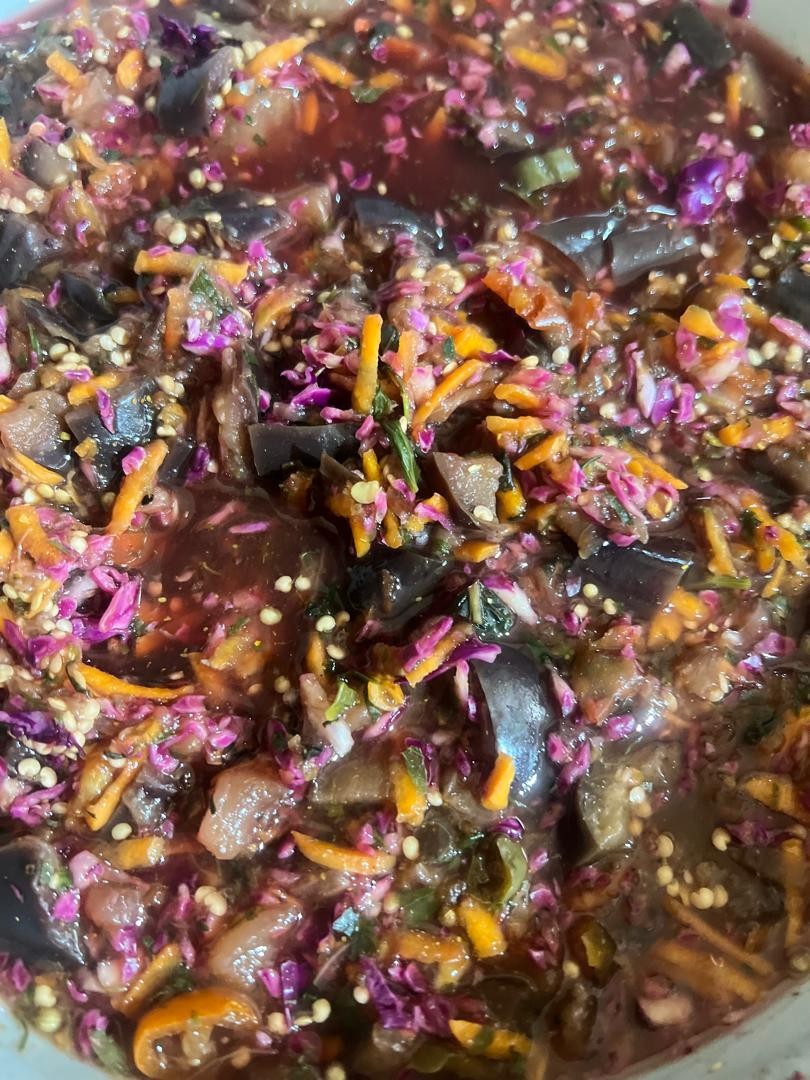 ترشی کلم بادمجان کیلویی