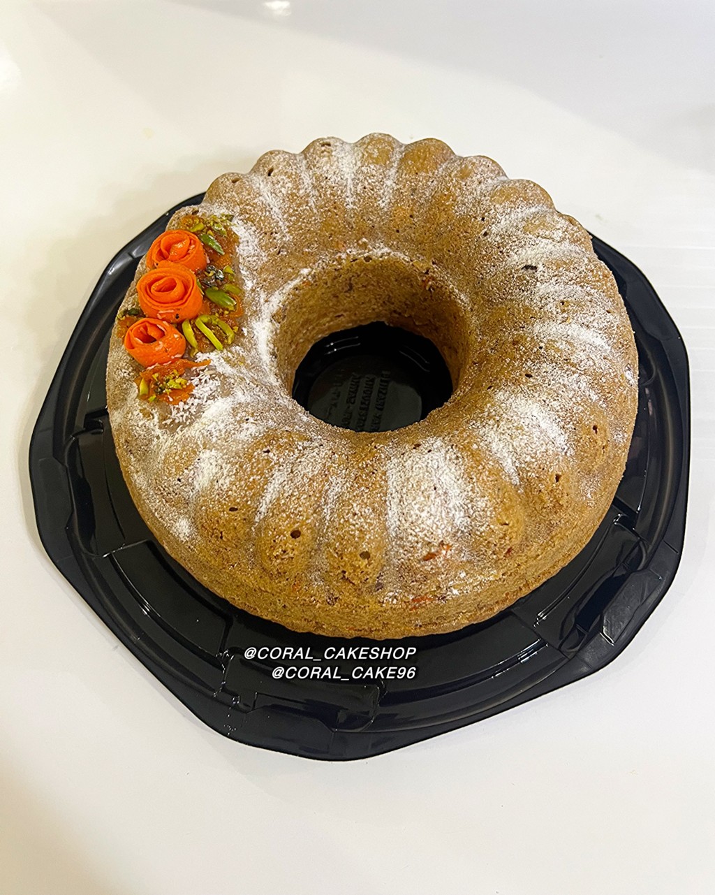 کیک هویج و گردو