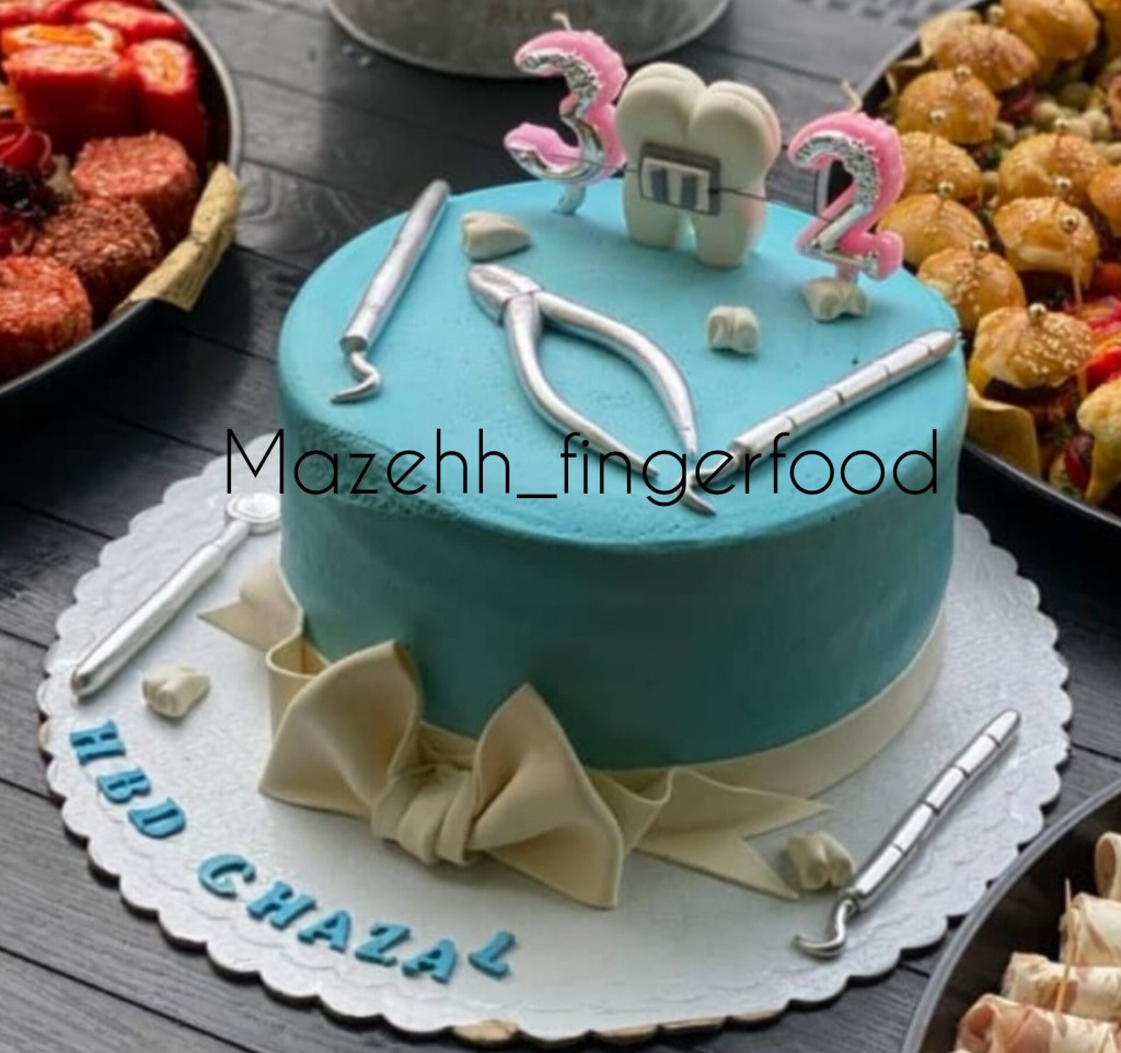 کیک تولد دندانپزشک