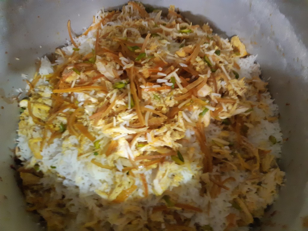 شیرین پلو با مرغ - تصویر 1