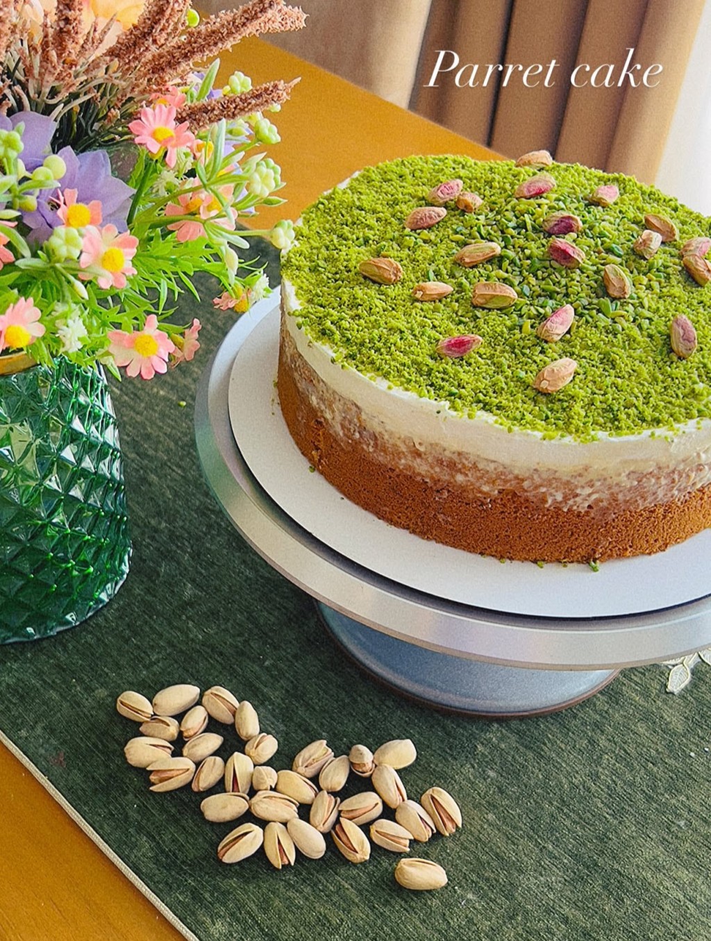 کیک سه شیر پسته  - تصویر 1