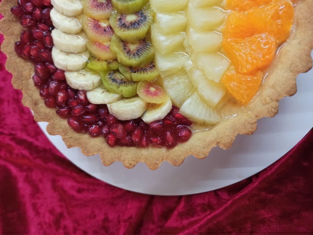 تارت میوا ای با کرم و خمیر دستساز - تصویر 1