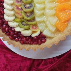 تارت میوا ای با کرم و خمیر دستساز - تصویر 1