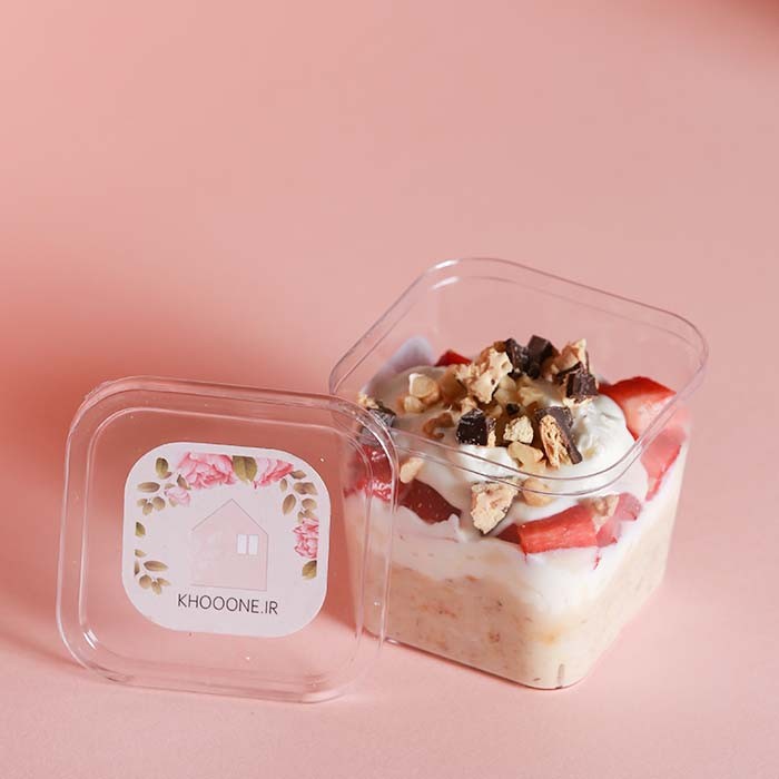  گرانولا توت فرنگی تک نفره