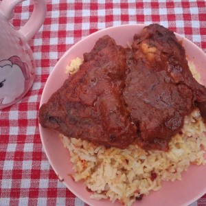 زرشک پلو با مرغ