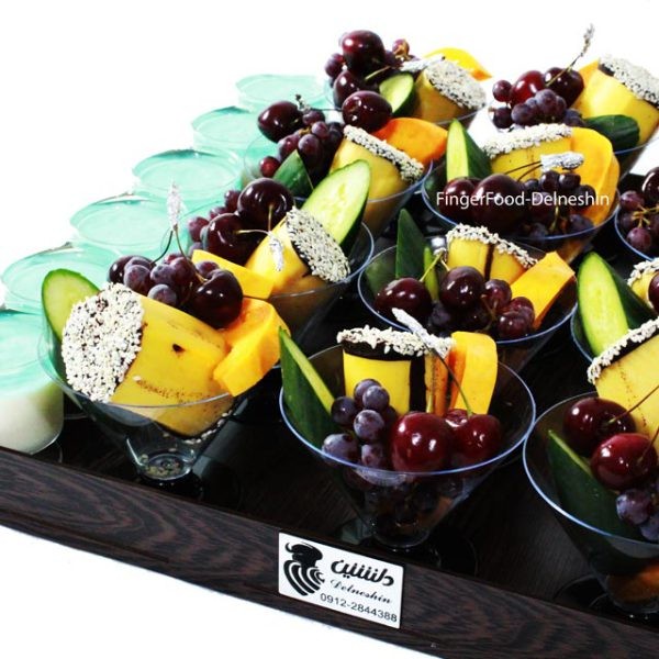 سینی دسر و شات میوه (24 تایی)