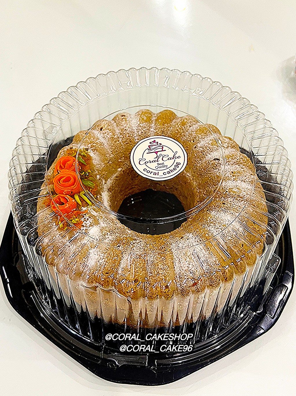 کیک هویج و گردو