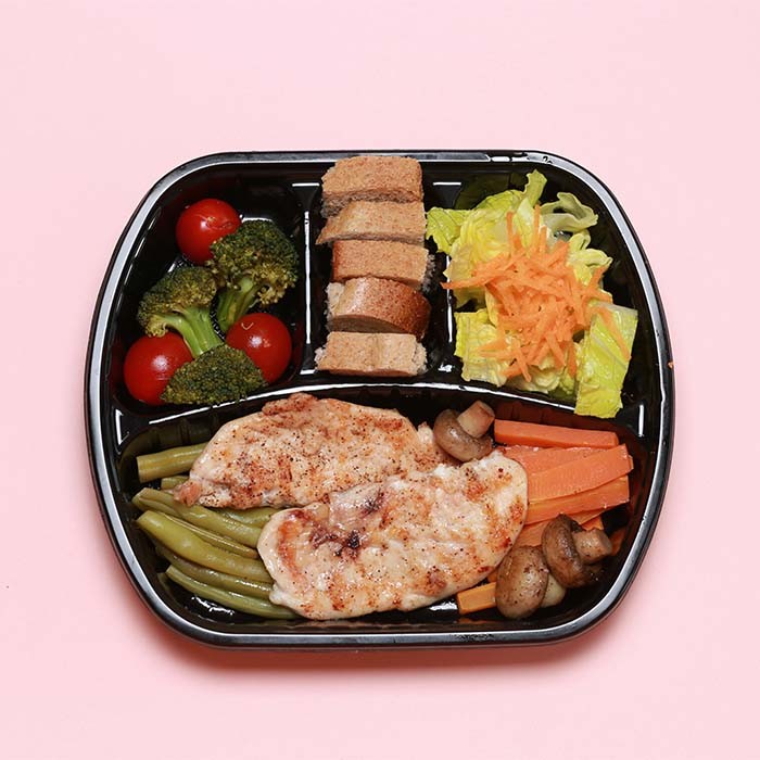 جعبه ی سبزیجات و فیله گریل