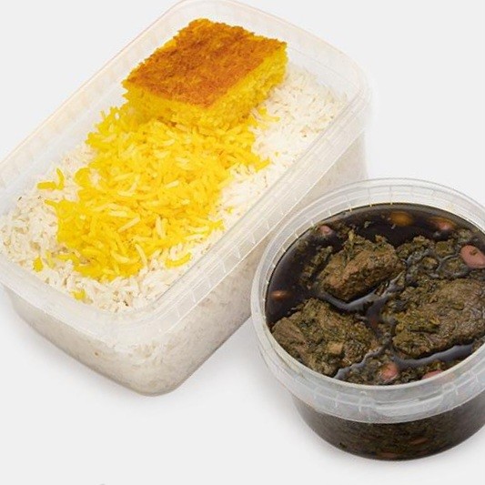 چلو خورشت قرمه سبزی