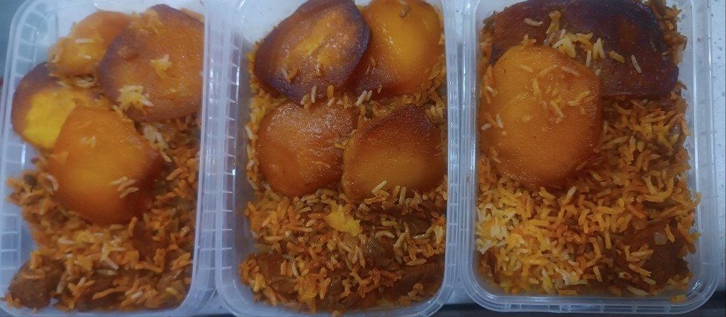 لوبیا پلو با گوشت گوسفندی تکه ای - تصویر 1