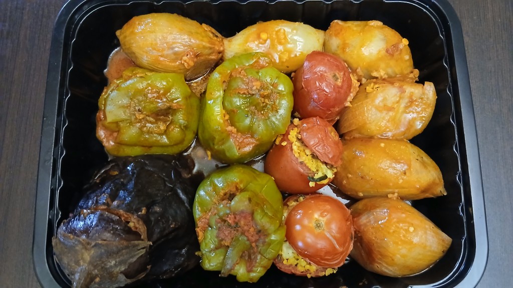 دلمه فلفل وبادمجان