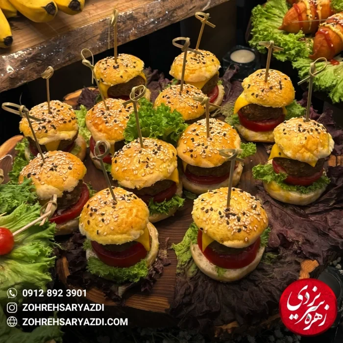  چیدمان میز فینگرفود 20 نفره (اقتصادی) - تصویر 1