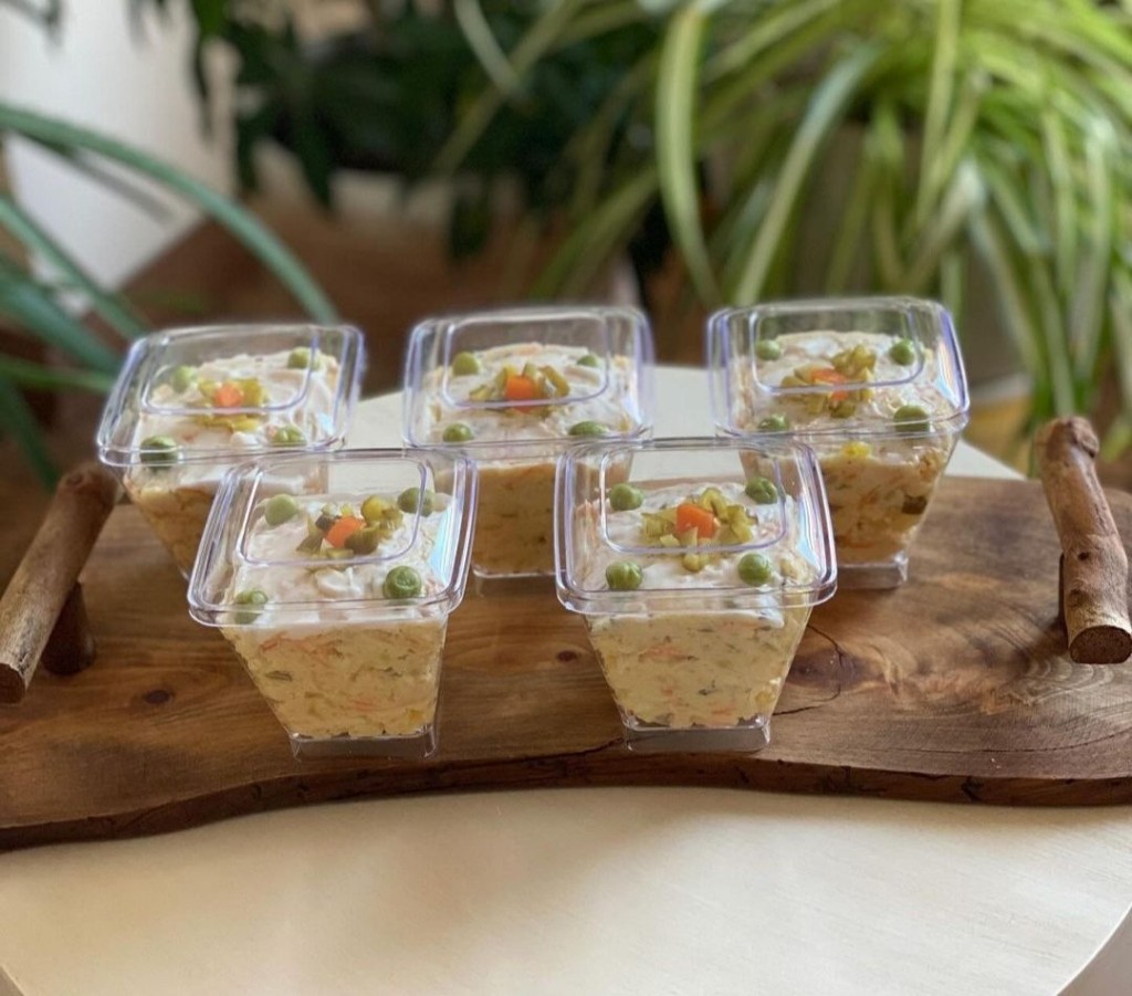 شات سالاد الویه تک نفره