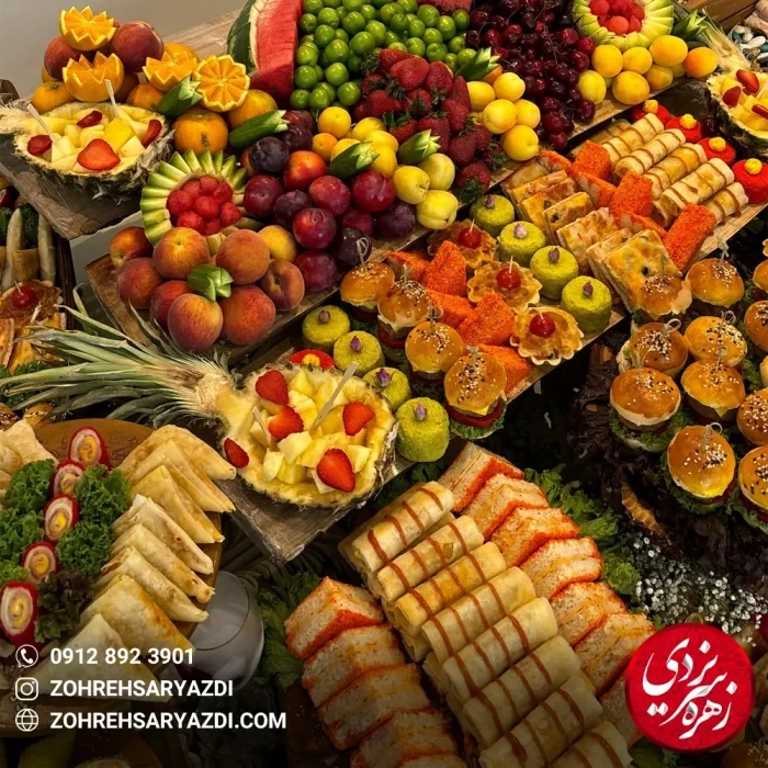 چیدمان میز 40 نفره (اقتصادی) - تصویر 3