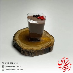 شات کرم کارامل شکلاتی