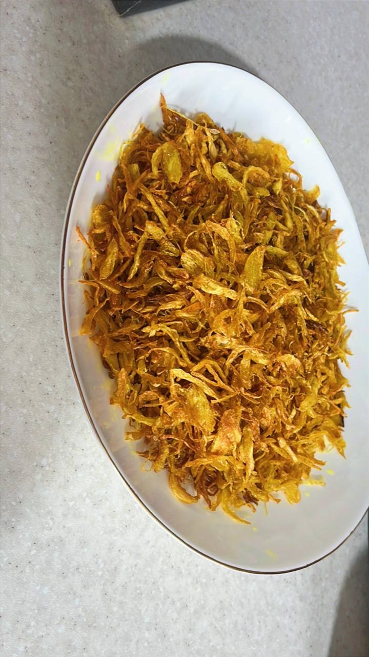 پیاز داغ خلالی و نگینی 