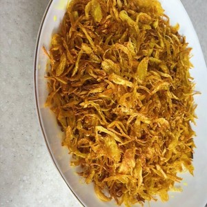 پیاز داغ خلالی و نگینی 