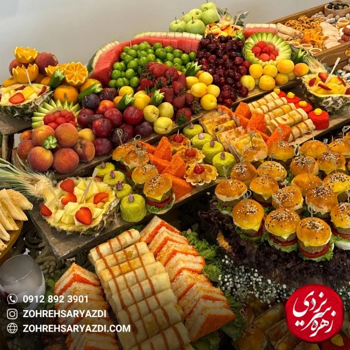 چیدمان میز 40 نفره (اقتصادی) - تصویر 4