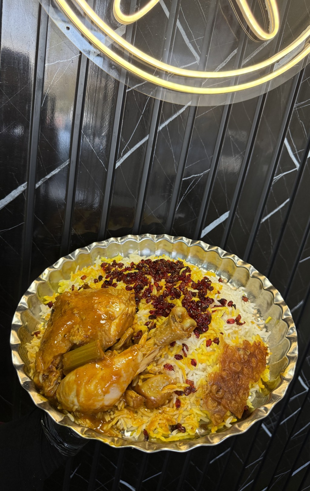 زرشک پلو با مرغ