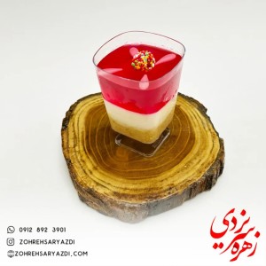 شات چیز کیک توت فرنگی