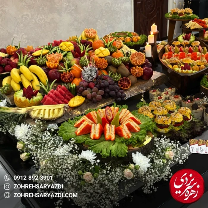 چیدمان میز فینگرفود 20 نفره (VIP) - تصویر 5