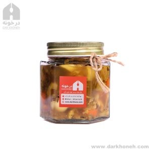 ترشی مخلوط خانگی نیم کیلویی