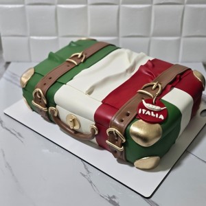 کیک چمدون فوندانت  - تصویر 2