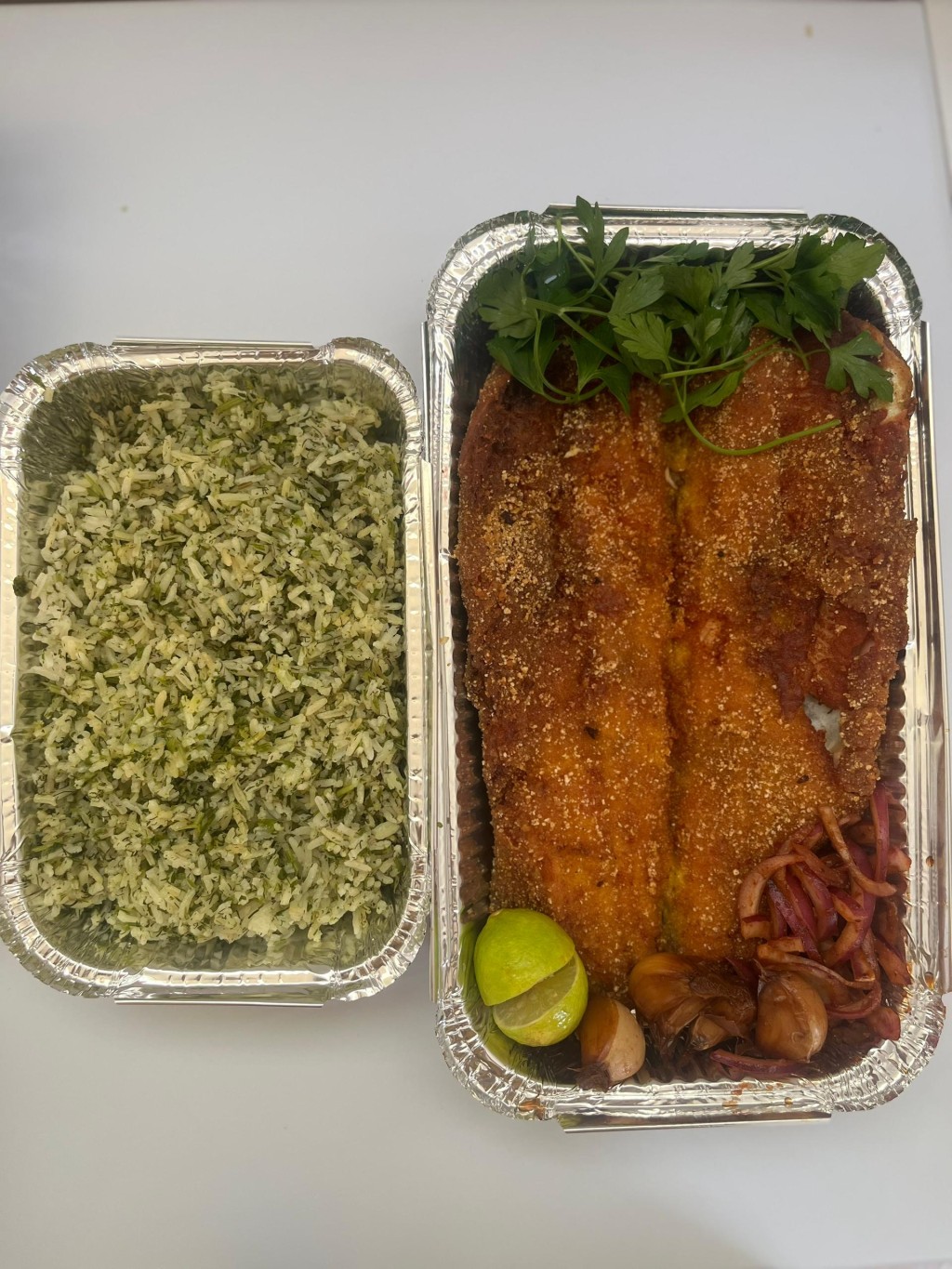 سبزی پلو با ماهی