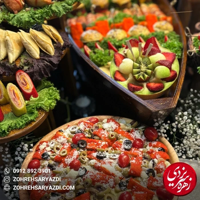  چیدمان میز فینگرفود 20 نفره (اقتصادی) - تصویر 4