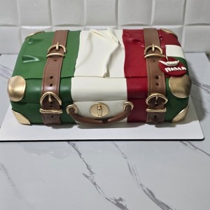 کیک چمدون فوندانت  - تصویر 1