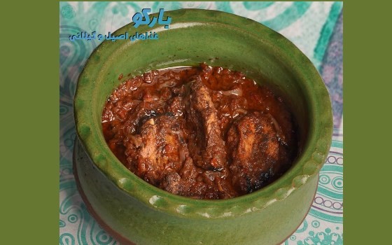 گمج جوجه کباب زعفرانی