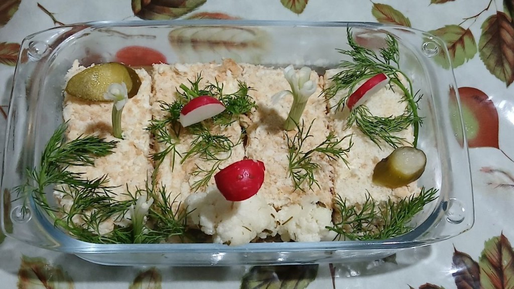 کیک مرغ  نیم کیلویی 