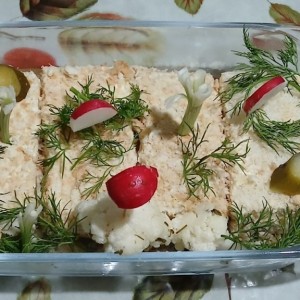 کیک مرغ  نیم کیلویی 