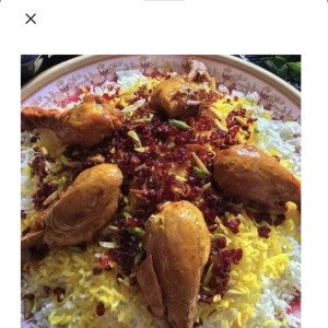 زرشک پلو با مرغ