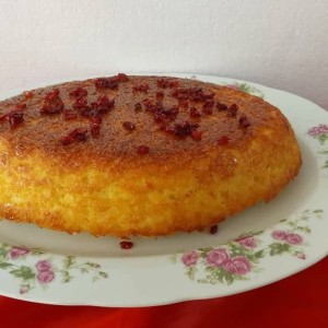 ته چین مرغ نیم کیلویی