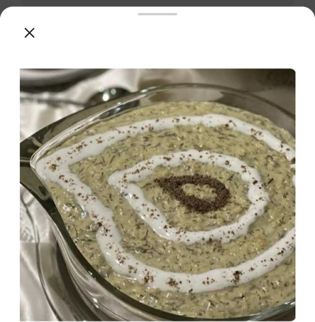 آش ماست شیرازی