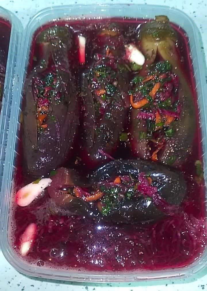 ترشی بادمجان شمالی کیلویی