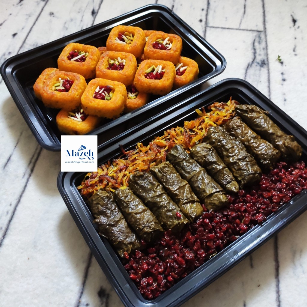 پک دلمه و ته چین