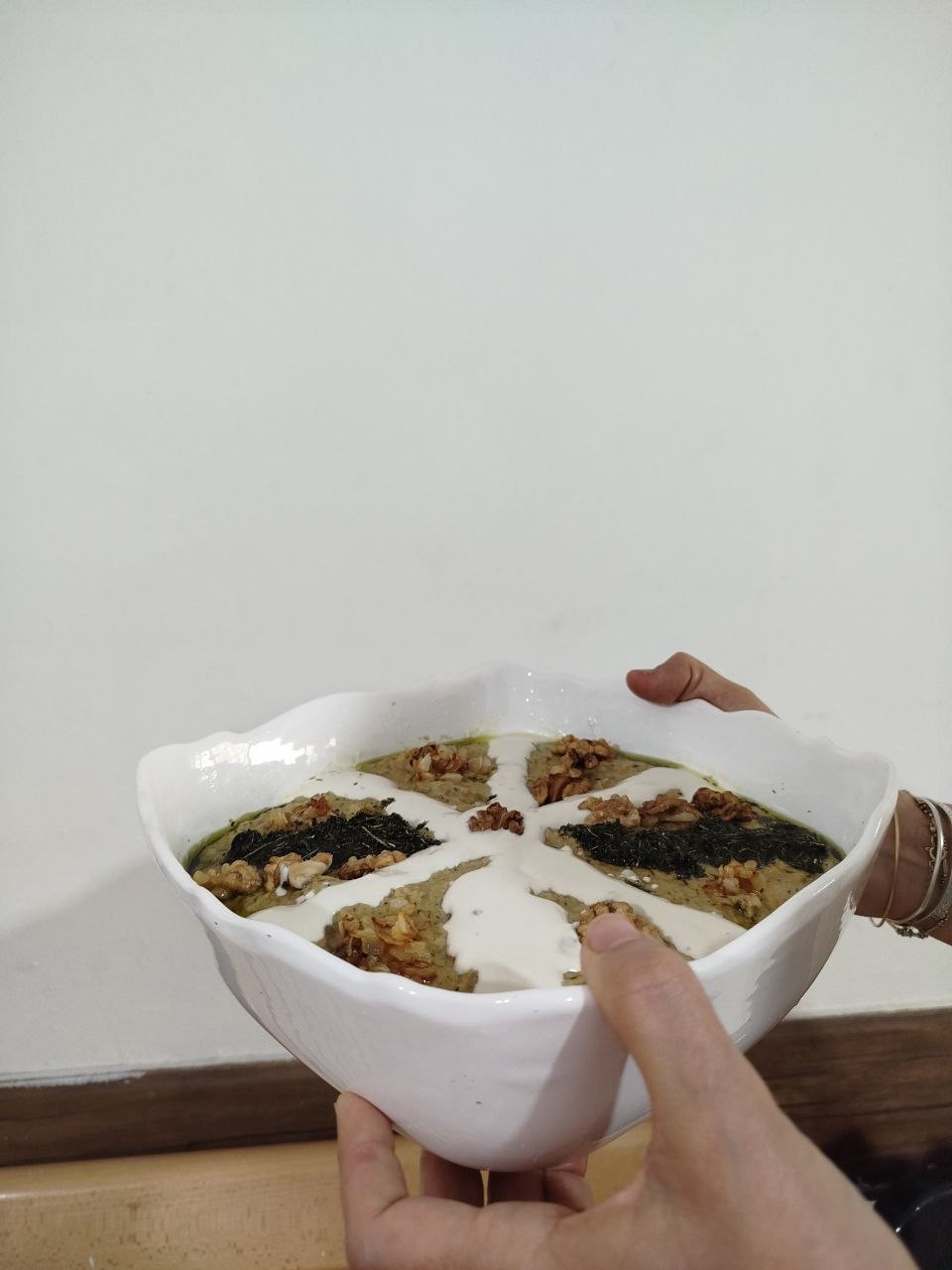 کشک بادمجان سرخ شده 