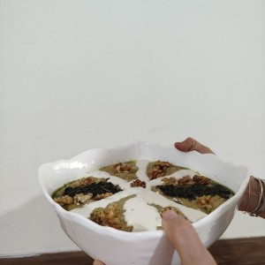 کشک بادمجان سرخ شده 