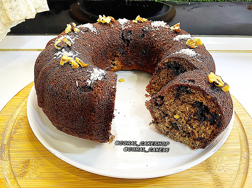 كيك موز معجون