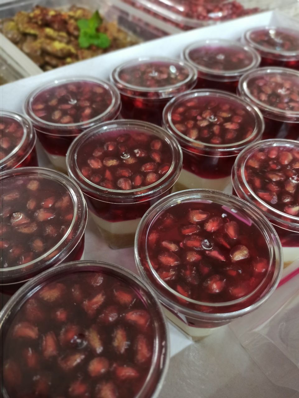 چیزکیک انار تک نفره 5 عددی - تصویر 1