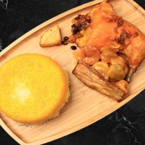 چلو مرغ و آلو اردبیلی