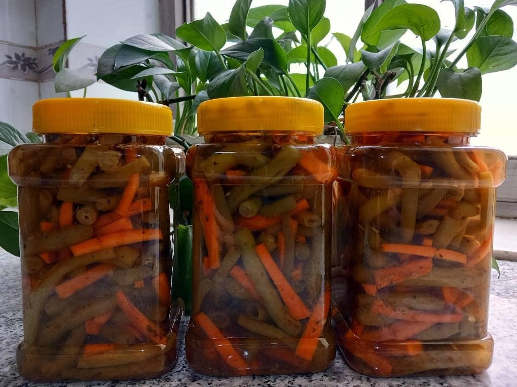 ترشی لوبیاسبز هویج