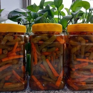 ترشی لوبیاسبز هویج