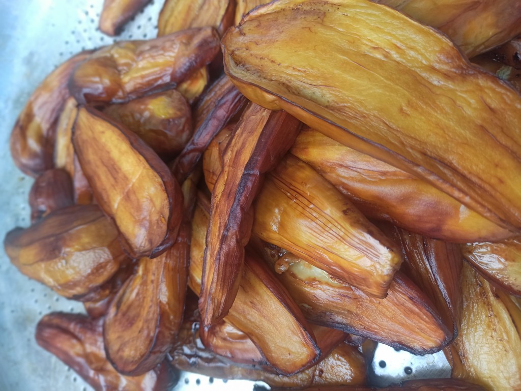 بادمجان سرخ شده 500 گرمی